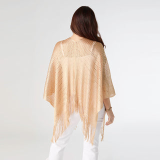 Charlotte Wrap with Lurex - Gold