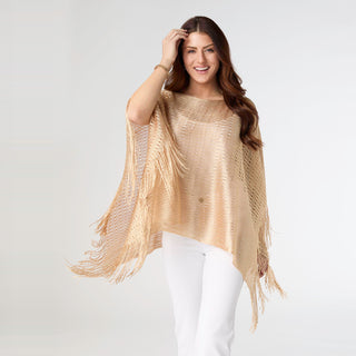 Charlotte Wrap with Lurex - Gold