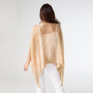 Charlotte Wrap with Lurex - Gold