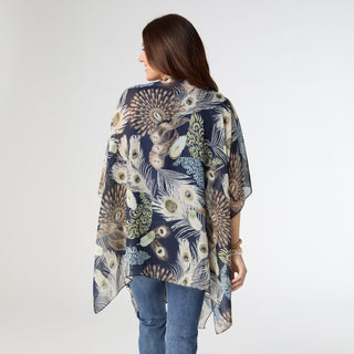 Elodie Wrap - Navy/Green