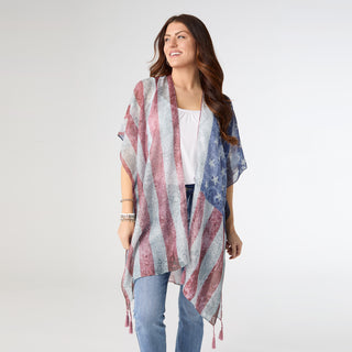 American Flag Wrap - Red/White/Blue