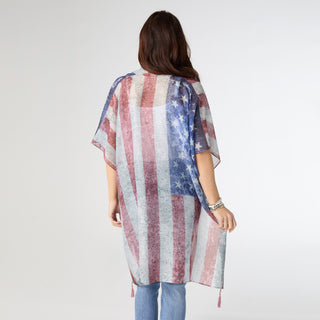 American Flag Wrap - Red/White/Blue