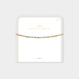 Ray of Sunshine Anklet - Square
