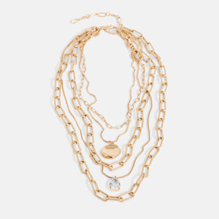 Shailene Necklace - Matte Gold
