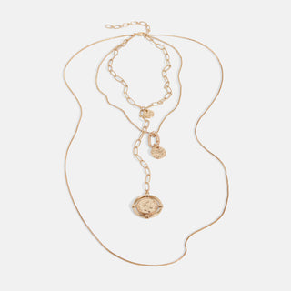 Thalia Necklace - Matte Gold
