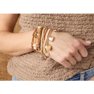 Rita Charm Bracelet - Neutrals