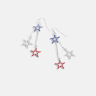 Star Pop Earring - Red/White/Blue