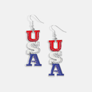 USA Earring - Red/White/Blue