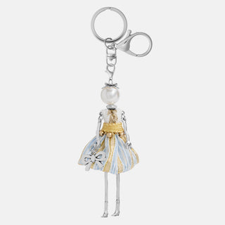 Charming Ladies Bag Charm + Key Fob - Allie