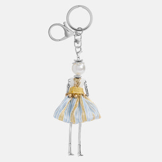 Charming Ladies Bag Charm + Key Fob - Allie