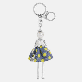 Charming Ladies Bag Charm + Key Fob - Emily