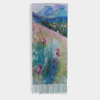 Scenic 2-in-1 Scarf - Mountain Field