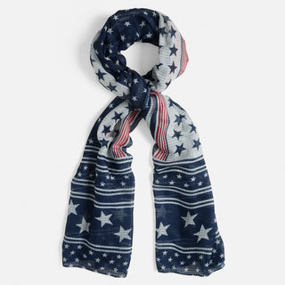 Flag Scarf - Red/White/Blue