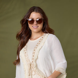 Amaya Joy Sunglasses - Brown