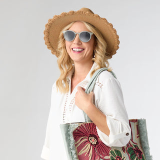 Loretta Blair Sunglasses - Seafoam/Tortoise