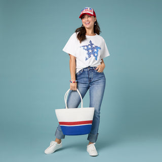 USA Trucker Hat - Red/White/Blue