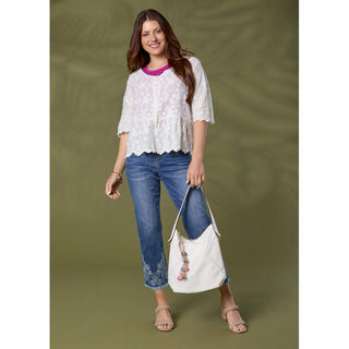 Hadley Hobo - Dusty Blue or Seafoam