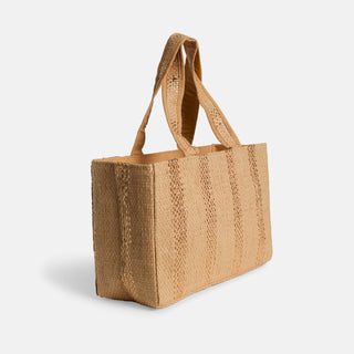 Liliosa Beaded Mini Tote - Natural/Multi