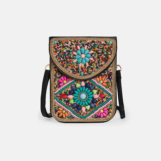 Artisan Beaded Crossbody