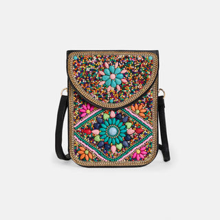Artisan Beaded Crossbody