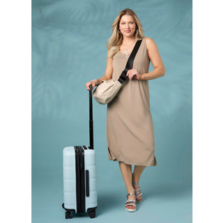 Soft Landing Sleeveless Dress - Black