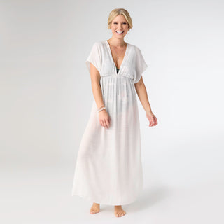 beach cover up wrap dress plus size Fadalo Plus Size Spaghetti Strap Cover Up Beach Backless Wrap Long Dress (Small, Light Grey) at Amazon Women's Clothing store