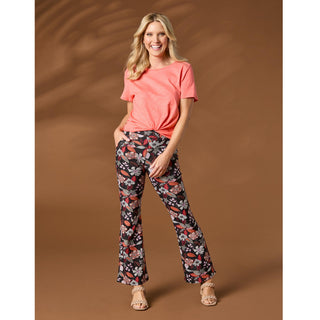 Rochelle Short Sleeve Top - Sunset Coral