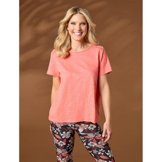 Rochelle Short Sleeve Top - White