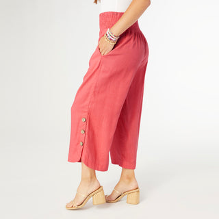 Sophia Pant with Button Detail