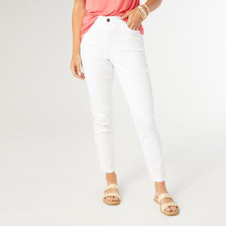 Amy Skinny Ankle Pant - Crisp White