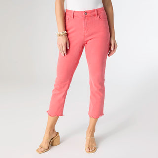 Marky Cutout Crop Pant - Sunkissed Coral