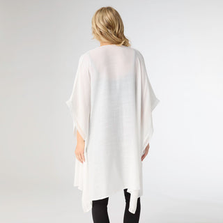 Matty Mid Length Cardigan - White