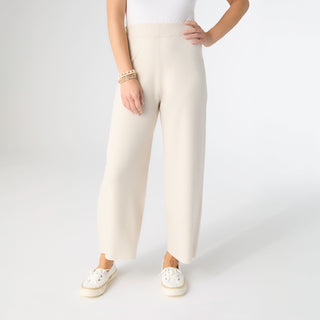 Lightweight Heavenly-Luxe Crop Bottom - Oatmeal