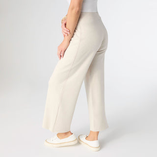 Lightweight Heavenly-Luxe Crop Bottom - Oatmeal