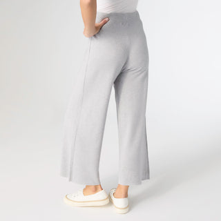 Lightweight Heavenly-Luxe Crop Bottom - Light Heather Grey