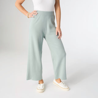 Lightweight Heavenly-Luxe Crop Bottom - Sage Wisdom
