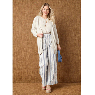 Lightweight Heavenly-Luxe 3/4 Sleeve Cardigan with Pockets - Patriot Blue