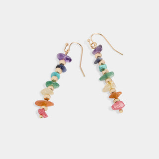 Chakra Dangle Earrings - Gold