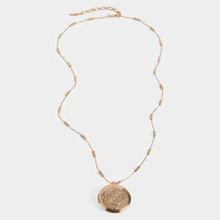 Lyra Locket Necklace - Gold