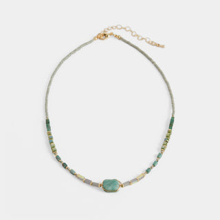 Clara Necklace - Greens