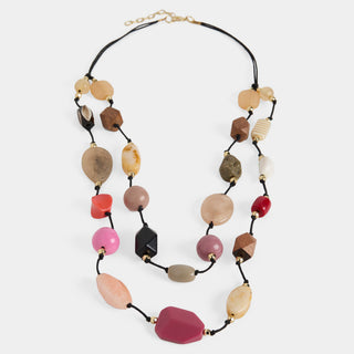 Madison Necklace - Pink Multi
