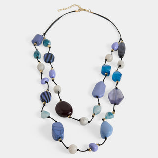Zora Necklace - Blue Multi