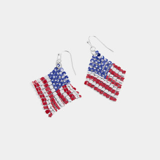 Ol' Faithful Earrings - Red/White/Blue