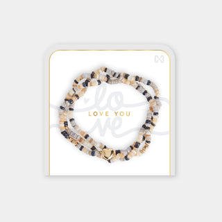 Love You Bracelet - Neutrals