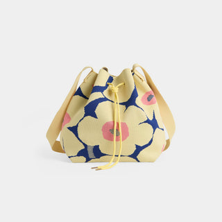 Addie Printed Crossbody - Yellow/Blue Floral