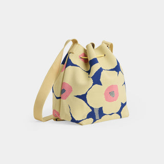 Addie Printed Crossbody - Yellow/Blue Floral