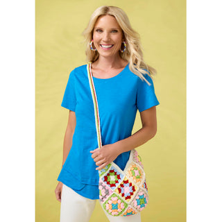 Novi Crochet Bag - White/Multi