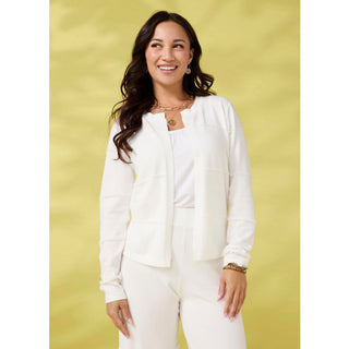 Lightweight Heavenly-Luxe Short Open Cardigan - Pink Glo