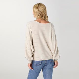 Lightweight Heavenly-Luxe Dolman Sweater - Oatmeal