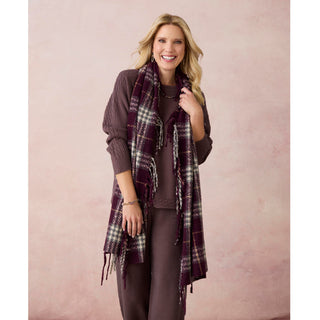 Elysia Oblong Scarf - Black